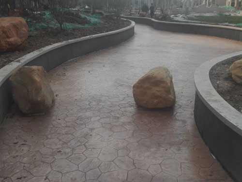 滄州嘉禾一方壓印地坪案例