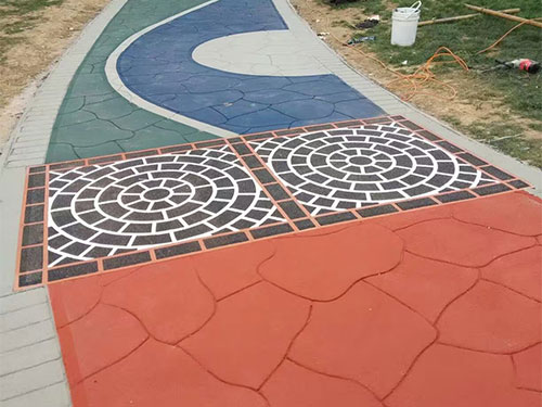 山東sp彩色路面