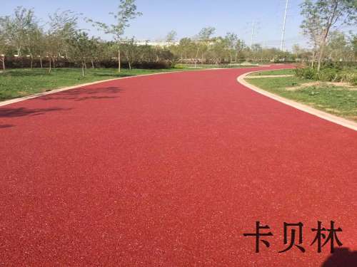 彩色透水混凝土地面